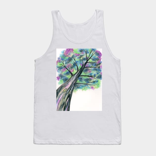 Colorful Tree Tank Top by wynbre